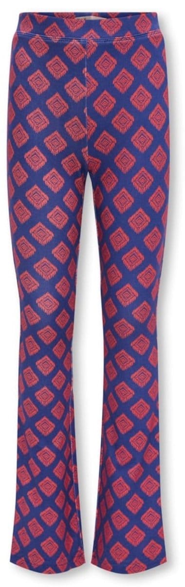 Kids ONLY zomer flair broek meisjes - AOP - blauw - Kogpaige