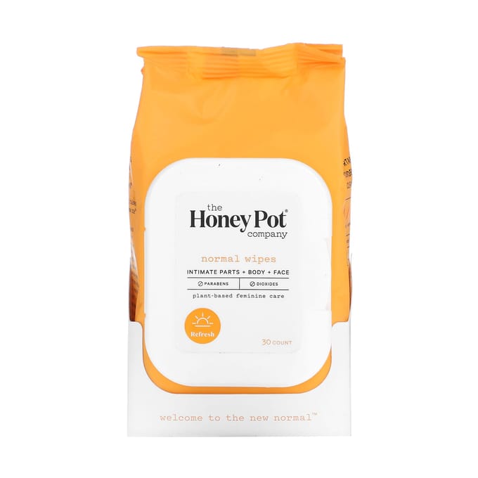 The Honey Pot Company, Gewone Doekjes, Geurloos, 30 Stuks orange
