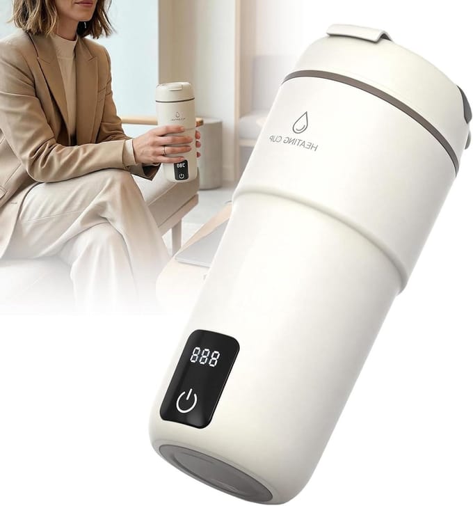Waterkoker - Mini Ketel - Dranken Bereiden - Vier Temperatuurstanden - 350 ml - Wit