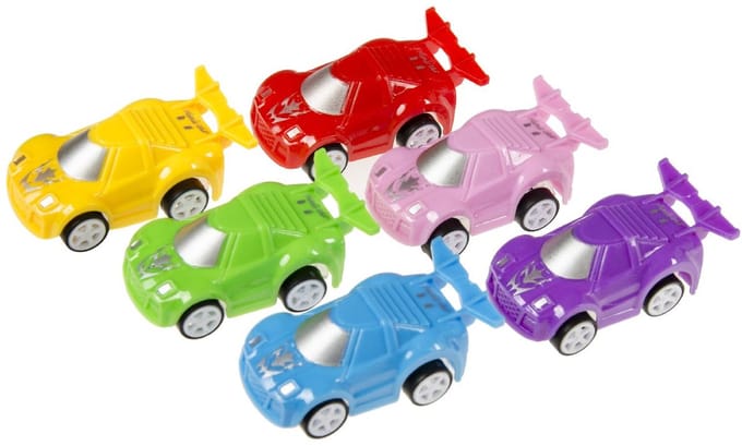 Duckiez Raceautootjes - 48 stuks