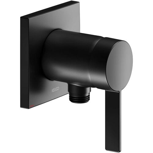 Keuco IXMO Pure Black Selection concealed single lever shower mixer, with hose connection, angular 59552379502