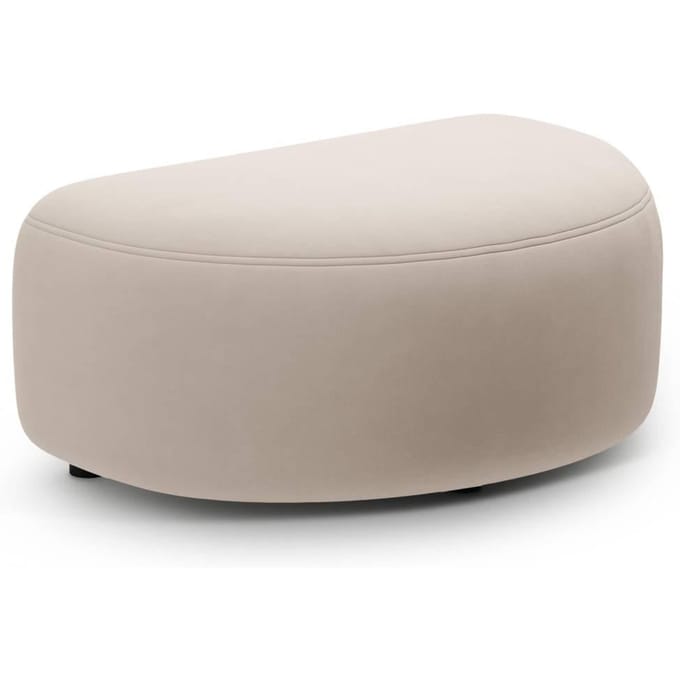 Hocker Kate halfrond velvet | Micadoni