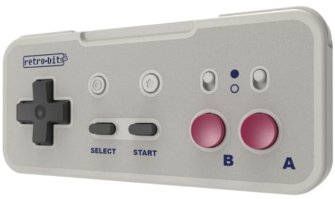 Retro-Bit Origin8 2.4G Pad NS NES GB Grey - Wireless Controller - MAC