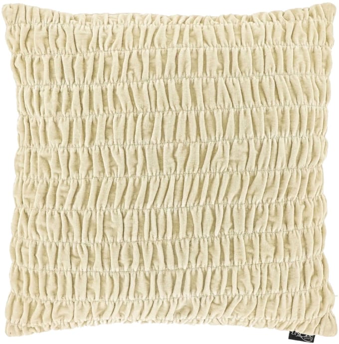 Unique Living Sierkussen Marjo - Velvet - Creme - 45x45 cm (BxD) - Dove White