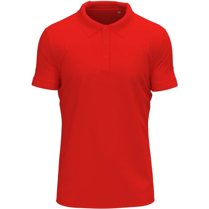 Stedman - Clive Polo - Scarlet Red maat L