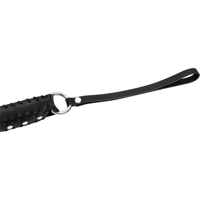 Rimba - Punishment Strap Met Lange Flexibele Strook En Handvat - Zwart