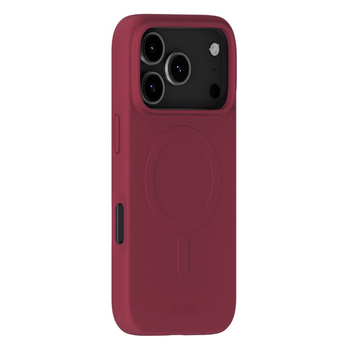 Holdit Soft geschikt voor MagSafe Case geschikt voor iPhone 17 Pro Max - Red Velvet