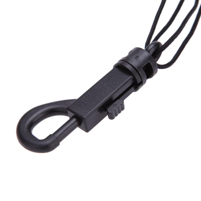 Verstelbare Saxofoon Sax Nekband Leer Nylon Gevoerd met Haaksluiting gray