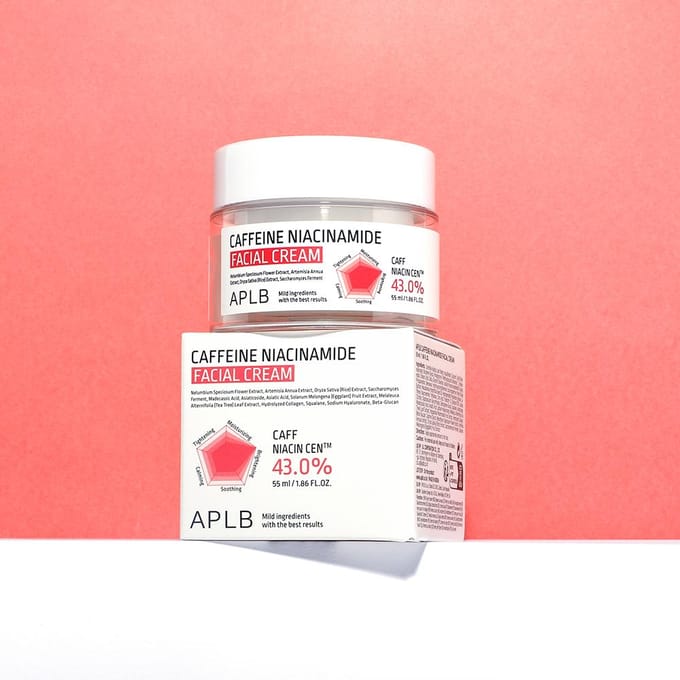 APLB Cafeïne Niacinamide Gezichtscrème 55ml #55ml 1PCS white