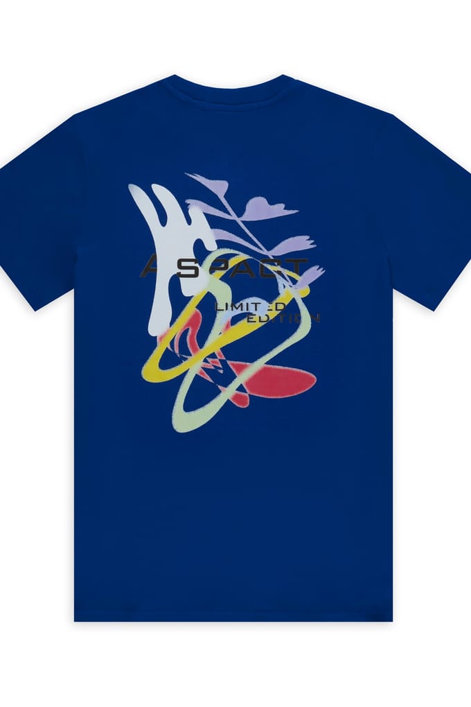 Aspact Unisex Zuri Tee Blue Größe: XS | Hemden Outlet | Unisex | Blau