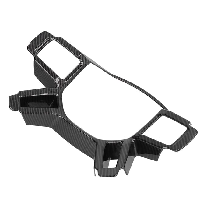 Stuurwiel Sierlijst Frame Cover in Carbon Fiber Stijl Past voor Land Rover Defender 2020 2021 gray