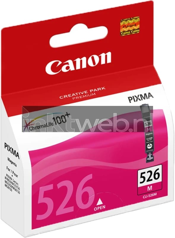 Canon CLI-526M - Inktcartridge - Origineel - Standaard capaciteit - Magenta