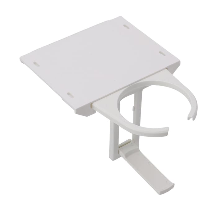 Porte-gobelet pliable sous le bureau Porte-boisson Crochet pour casque Griffe Multifonctionnel pour white