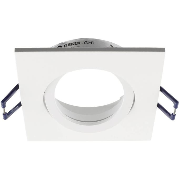 Deko-Light Samsola plafond inbouwlamp, wit, 9 x 9 cm, metaal