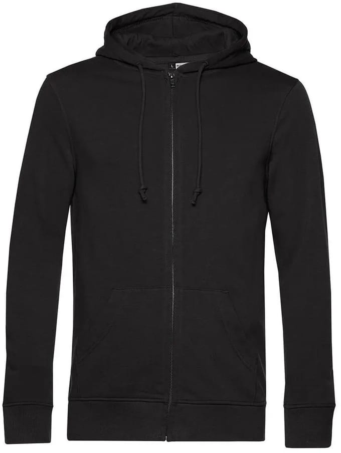 Hooded sweatshirt met rits B&C Organic
