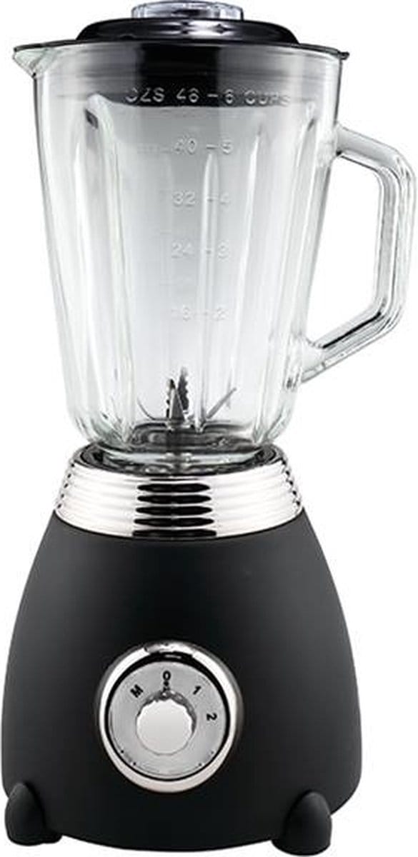 Swiss Pro+ Blender - 2 Snelheden - 1.5L - 850W - Zwart