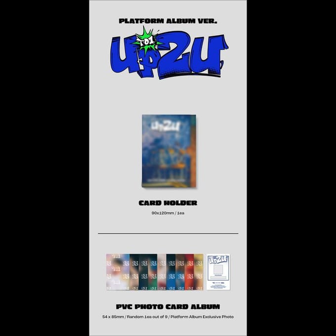 TO1 UP2U Platform ver. Album platform ver.(1ea) blue