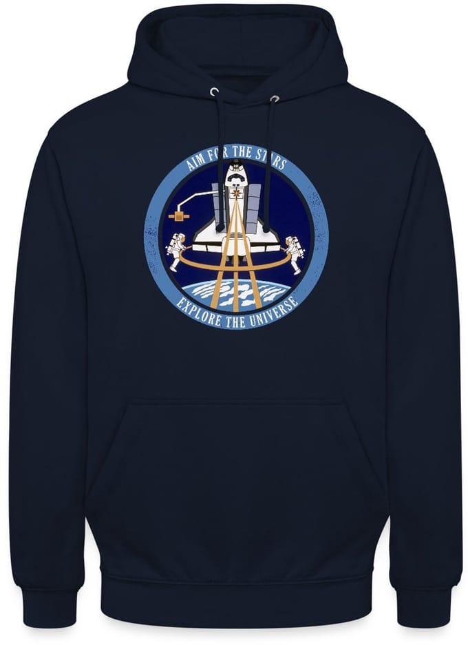 NASA Aim For The Stars Hoodie Unisex