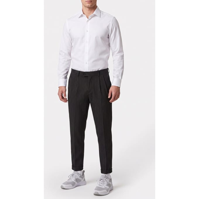 AllSaints Morte Trouser Black/grey Taglia: 33 | Pantaloni Outlet | Uomo | Nero