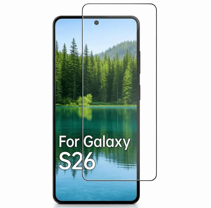 Screenprotector Gehard 9H Geschikt voor Samsung Galaxy S26 – Anti-kras - 1-Pack Tempered Glas