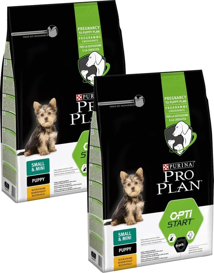 Pro Plan Dog Puppy Small & Mini Breed - Kip - Hondenvoer - 2 x 3 kg