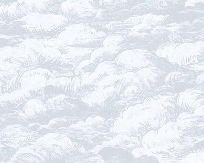 WOLKEN BEHANG | Design - wit grijs - "Architects Paper" A.S. Création Jungle Chic