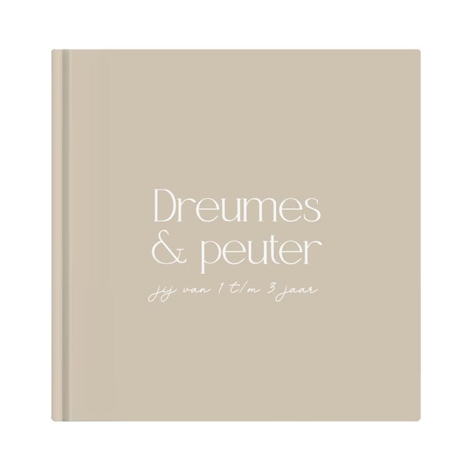 Writemoments Dreumes & peuter - Opgroeiboek 1-3 Jaar - Beige