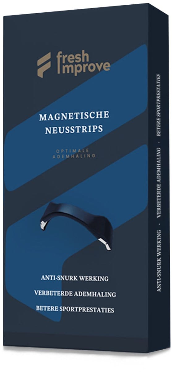 Fresh improve® Premium Magnetische Neusspreiders - Anti-snurk & Beter Ademen – 30 stuks - Navy Blue