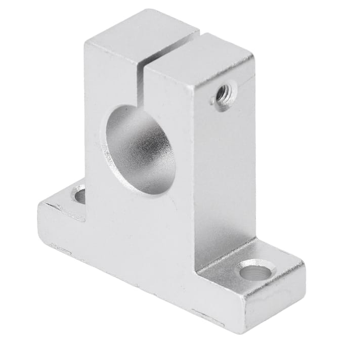 10 stuks SK16 Lineaire Bewegingsrail Ondersteuning Aluminiumlegering Lineaire Asgeleiding Beugel voor Rail Accessoire white