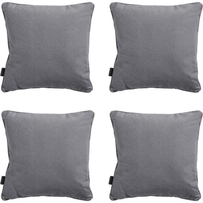 Madison - Sierkussen Panama grey - Ca. 60x60 cm - Set van 4