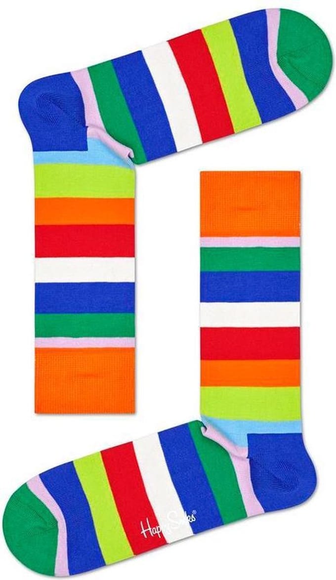 Happy Socks Stripe Socks, Maat 41/46
