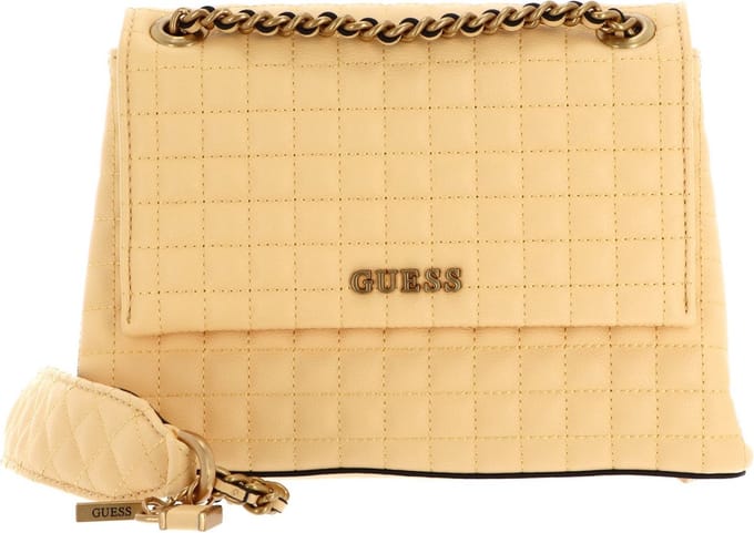 GUESS Schoudertas Tia Convertible Crossbody Flap Cornsilk Abrikoos