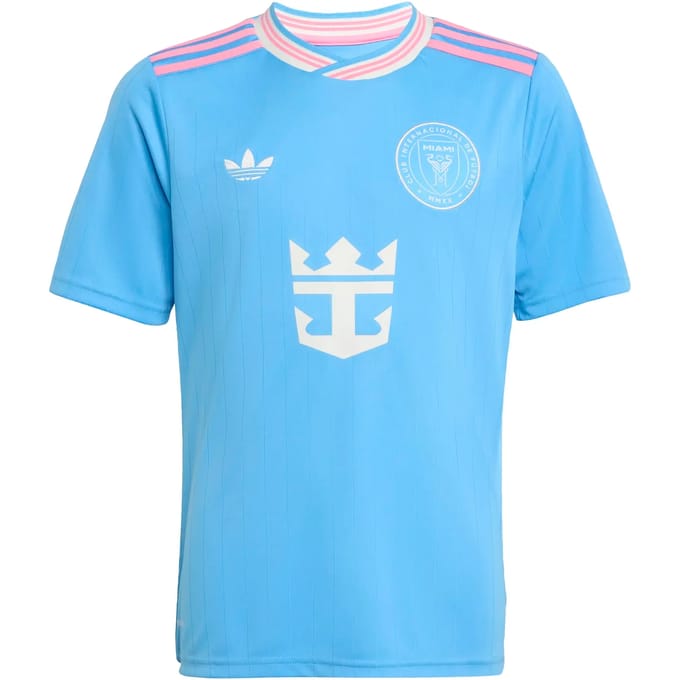 Adidas Miami Truien/Replica's Kinder - Blauw - Maat 147 - 152 CM - Poly Mesh