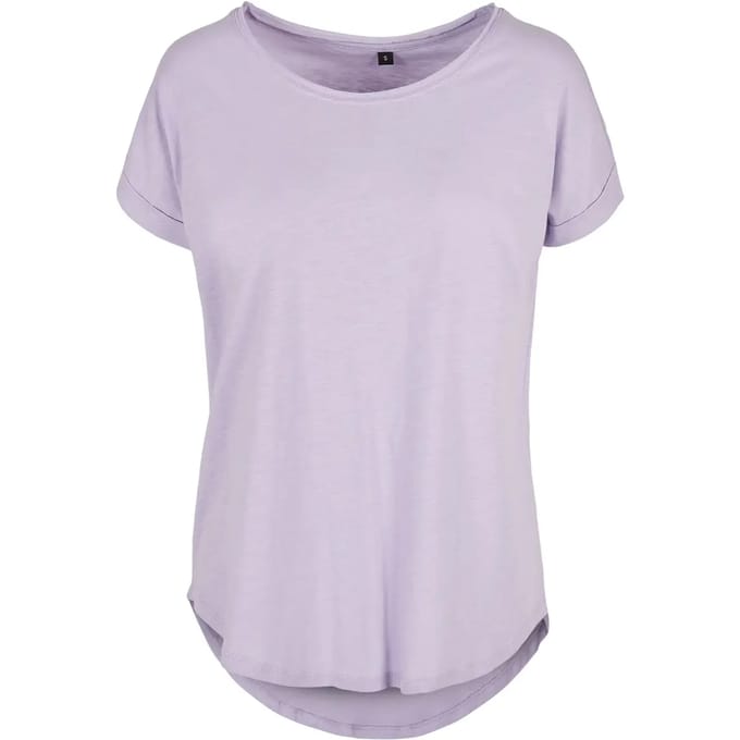 Build Your Brand - Lang Slub Dames T-Shirt maat M