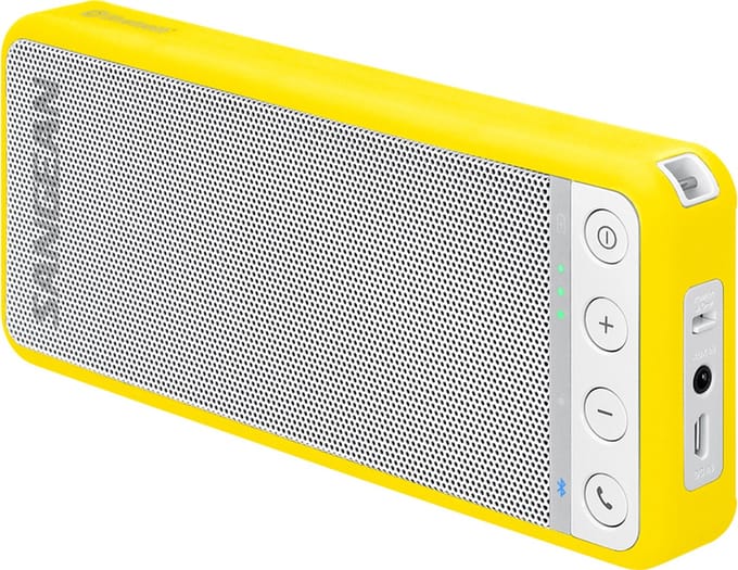 Sangean BluTab BTS-101 Bluetooth luidspreker Handsfree-functie, NFC Wit, Geel