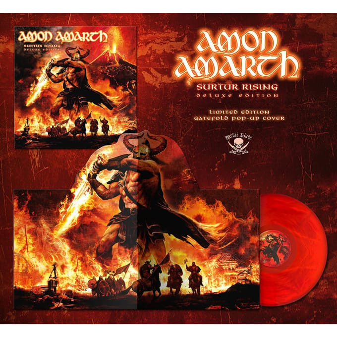 Amon Amarth LP - Surtur Rising - voor Geen - gekleurd