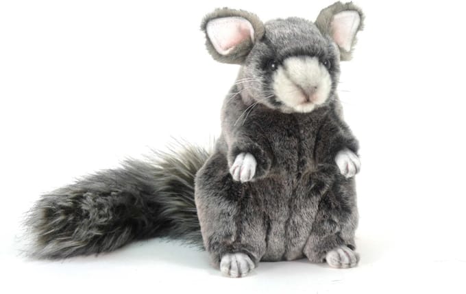 Hansa pluche chinchilla knuffel 18 cm