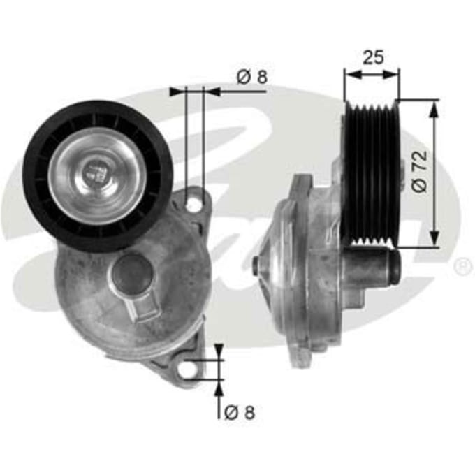 Spanpoelie, V-riem GATES T38188