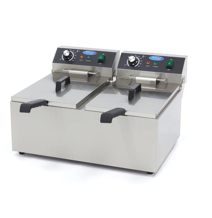 Frituurpan - 2x 11 L - 2 Manden - tot 2,8 Kg Frites