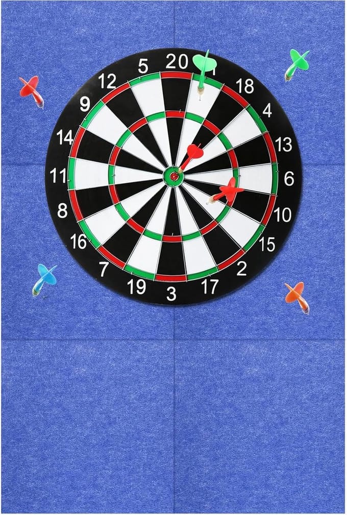 Felt dartboard wall protection - Bcuuozeeing - dartboard - wandbeschermer