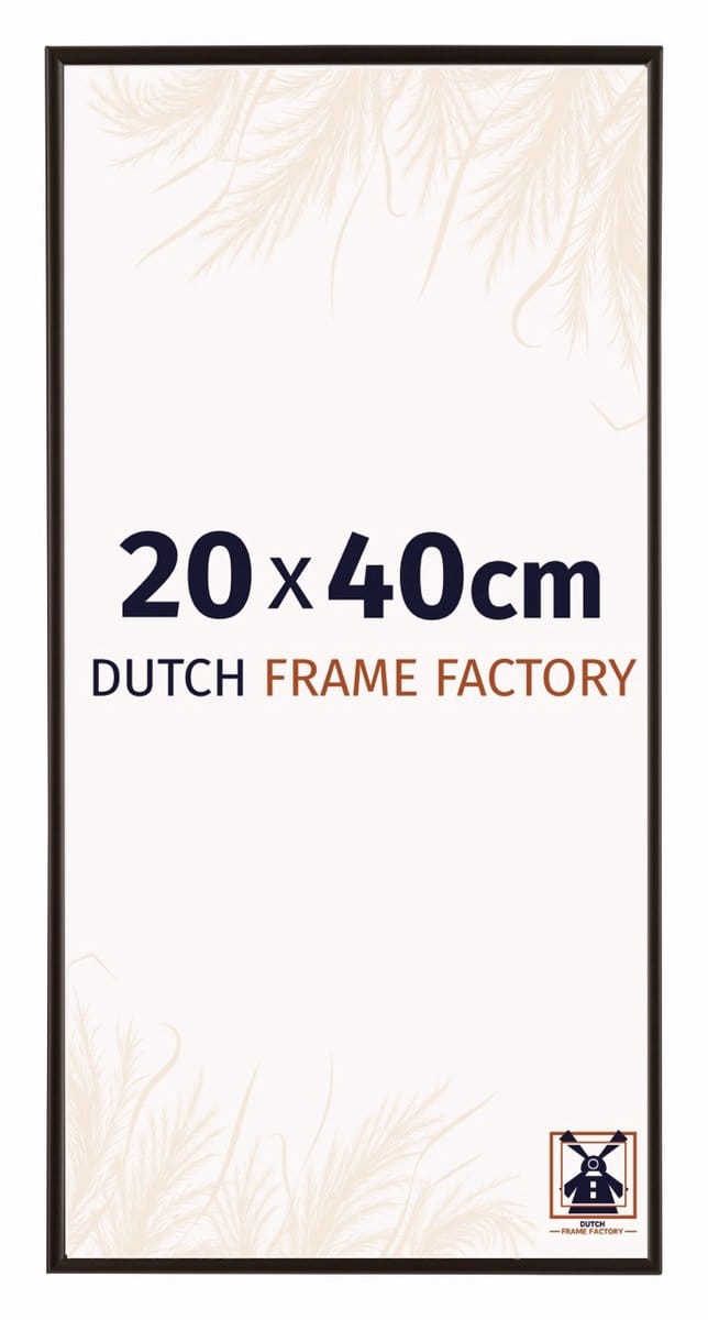 Fotolijst 20x40 cm - Kunststof - Antraciet - Easy