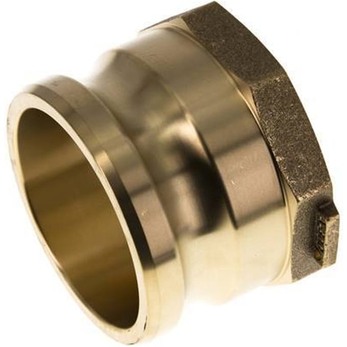 Camlock DN 75 (3'') Koppeling MessingRp 3'' met binnendraad Type A MIL-C-27487