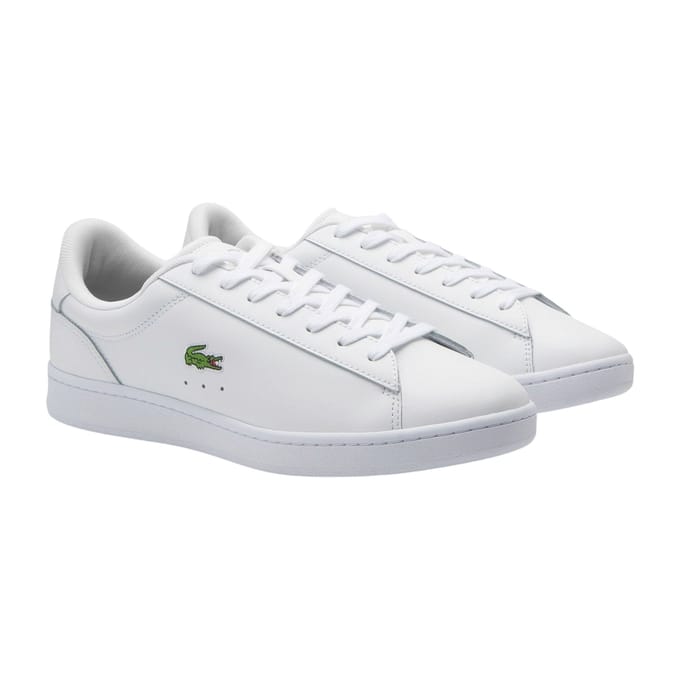 Lacoste CARNABY SET 224 6 SMA WHT/WHT Heren Sneakers - wit
