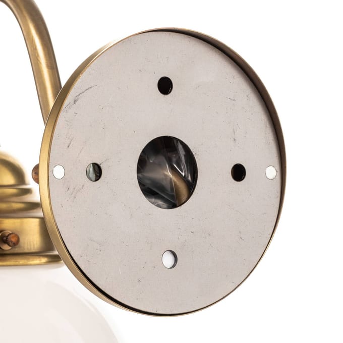 Berliner Messinglampen Messing wandlamp Larry