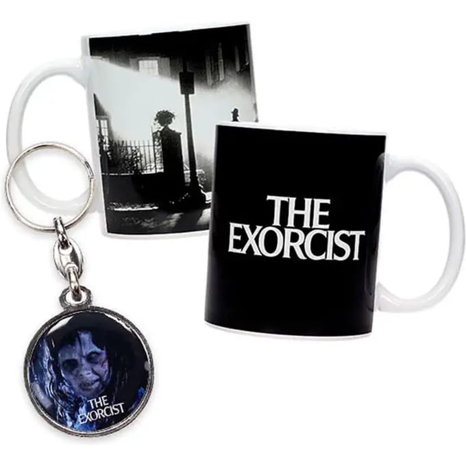 SD Toys he Exorcist Gift Set Mok / Beker & Keyring Poster Print Black & White Cups & Mok / Bekers