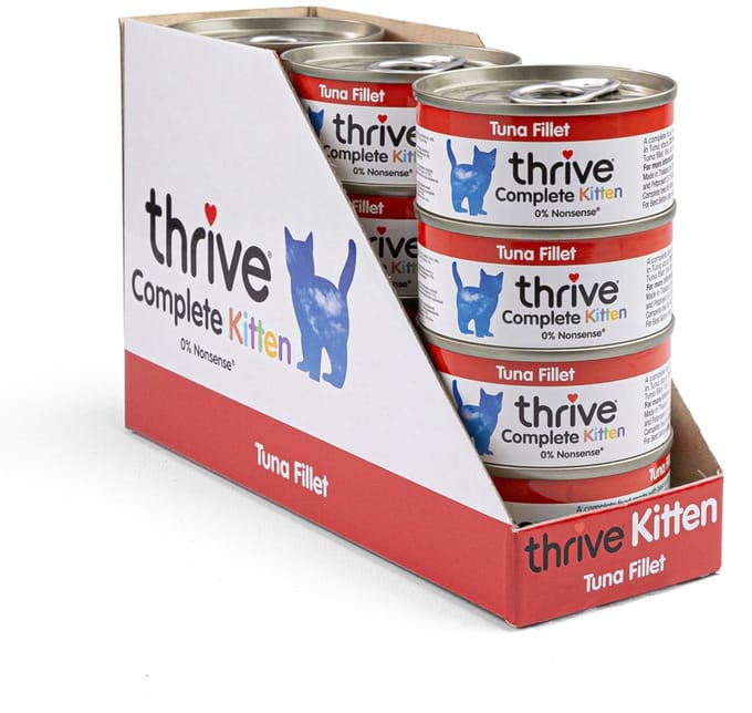 Thrive Complete Kittenvoer - Tuna Fillet - 12 x 75 g