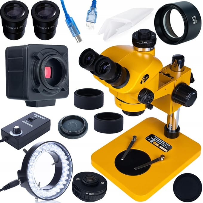 Rosfix Mikroscoop Trinoculair Sirius Pro MSSP-T-PS1-O - Zoom 7–50x - USB 5MP Camera