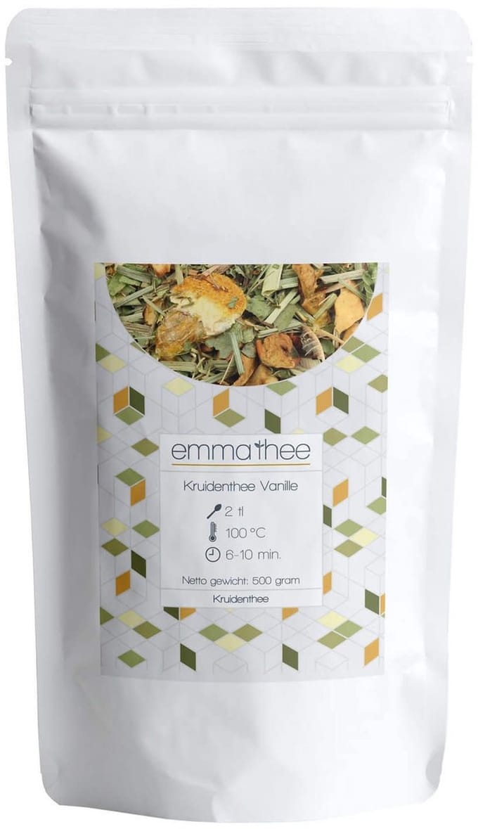 Kruidenthee Vanille 500 gram - Losse Thee - Blend - Zoet - Romig - Verfrissend