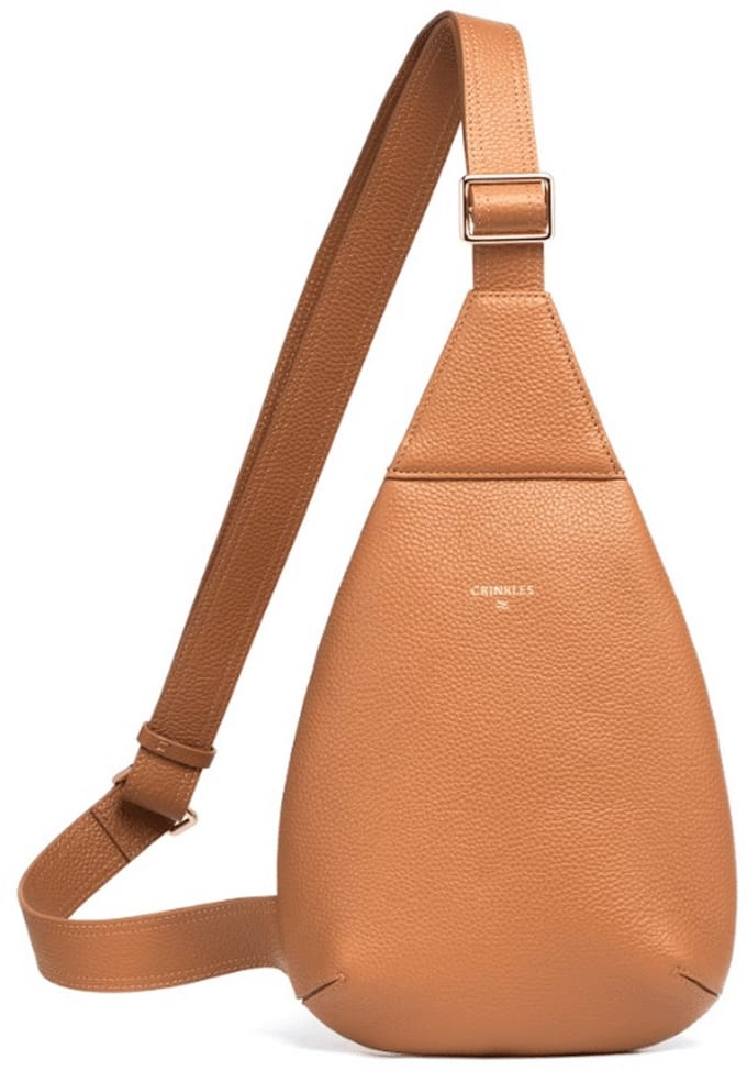 Crinkles Dames Handtas Tan | Bruin | Maat: One Size