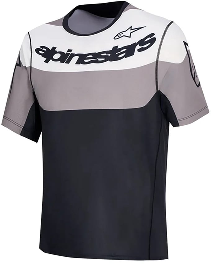 Alpinestars Bicycle A-dura Race Korte Mouw Enduro Trui Grijs M Man